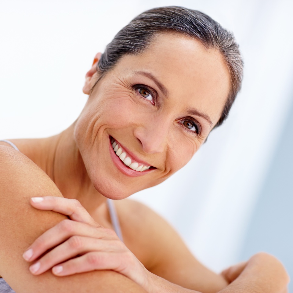 Facing age with a carefree attitude. Cropped portrait of a beautiful mature woman posing in studio.